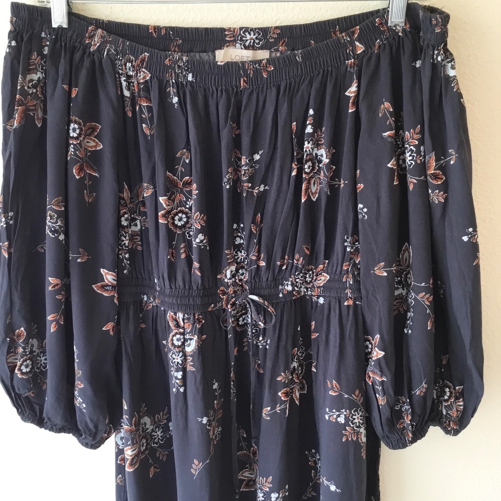 Loft Boho Peasant Dress Size Medium